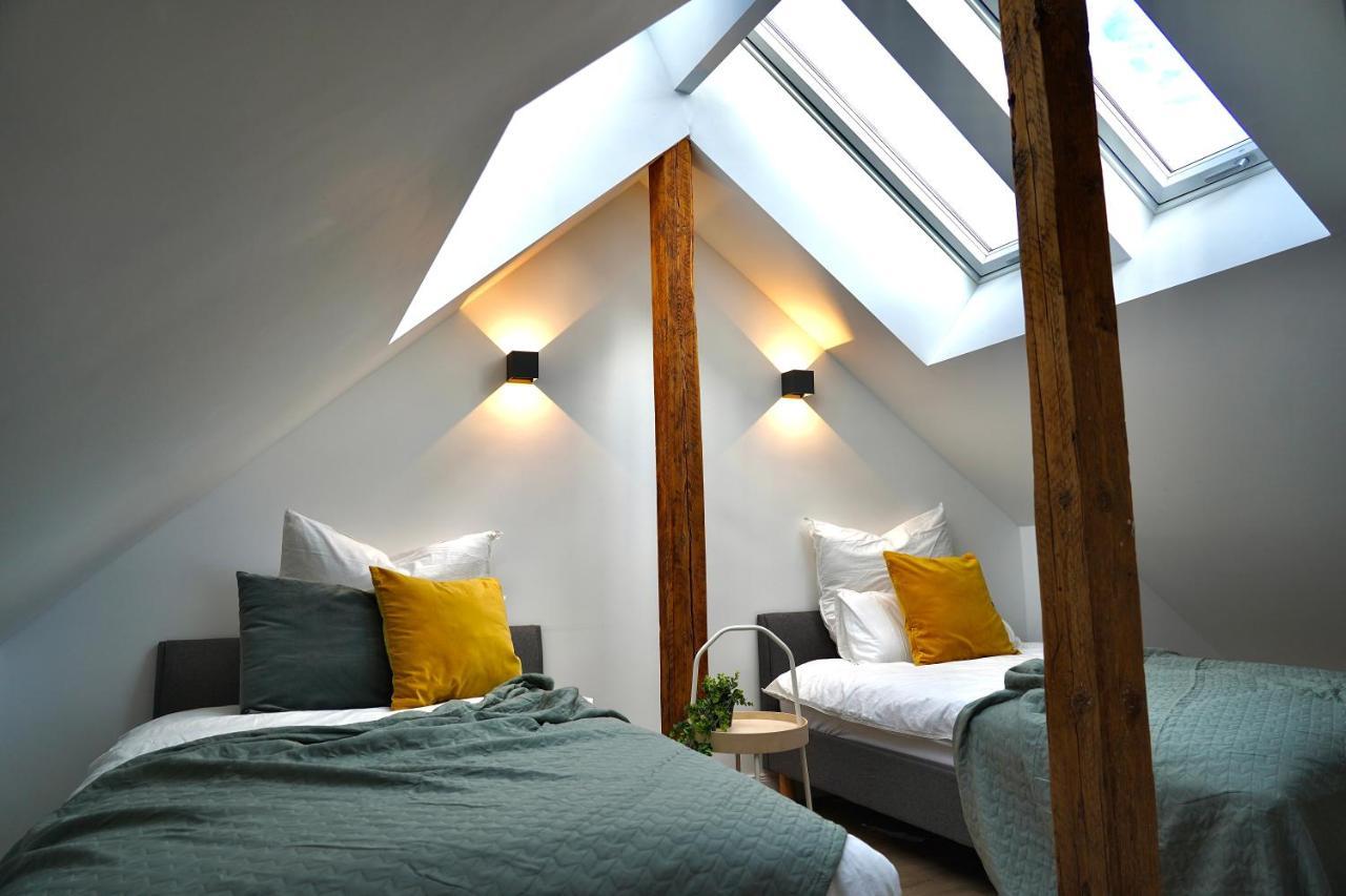 Luxurioese Maisonette Wohnung Im Szenenviertel ヴッパータール エクステリア 写真